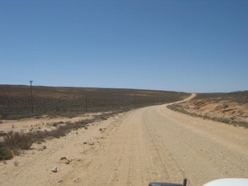 A very corrugated dirt road between Kleinzee @ Port Nolloth 