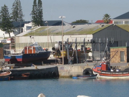 A Boat Yard in the Harbour