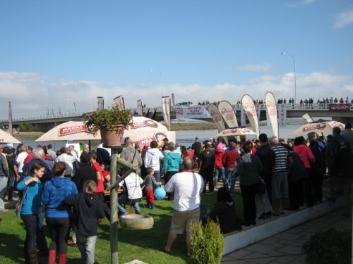 Spectators at the Finish