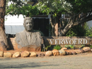 statue at town entrance 