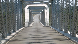 the bridge across the Orange River