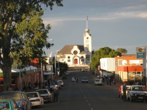 a street view of Prieska
