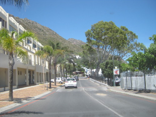 A scenic road along side the harbour