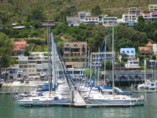 Yachts in the harbour
